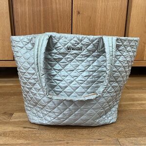 MZ Wallace Metallic Quilted Tote